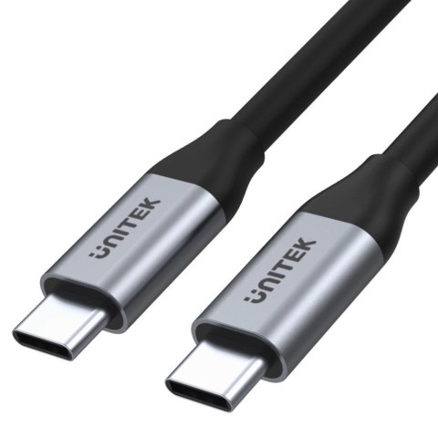 Kabel USB Unitek C14091ABK USB-C - USB-C M/M 5Gbps, 4K@60Hz, 20V/2A, 2m Kabel USB Unitek C14091ABK USB-C - USB-C M/M 5Gbps, 4K@60Hz, 20V/2A, 2m