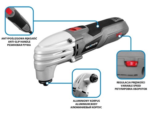 URZĄDZENIE WIELOFUNKCYJNE 250W, ILOŚĆ OSCYLACJI 15000-21000 URZĄDZENIE WIELOFUNKCYJNE 250W, ILOŚĆ OSCYLACJI 15000-21000