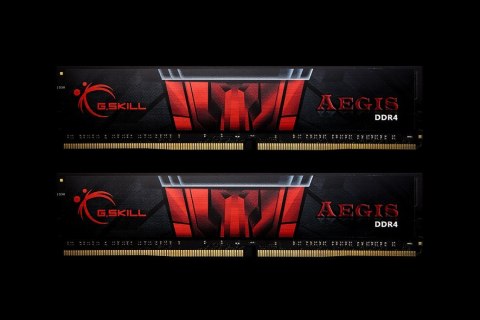 Zestaw pamięci G.SKILL Aegis F4-2666C19D-16GIS (DDR4 DIMM; 2 x 8 GB; 2666 MHz; CL19) Zestaw pamięci G.SKILL Aegis F4-2666C19D-16GIS (DDR4 DIMM; 2 x 8 GB; 2666 MHz; CL19)