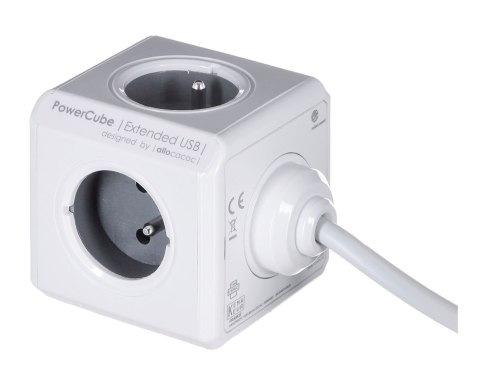 Przedłużacz allocacoc PowerCube Extended USB 2404/FREUPC (3m; kolor szary) Przedłużacz allocacoc PowerCube Extended USB 2404/FREUPC (3m; kolor szary)