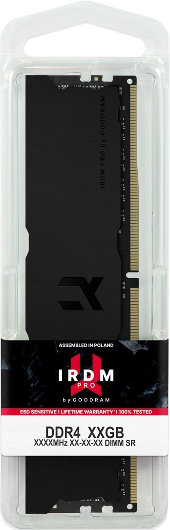 GOODRAM DDR4 IRP-K3600D4V64L18/32GDC 32GB Dual Channel 3600MHz 18-22-22 Deep Black GOODRAM DDR4 IRP-K3600D4V64L18/32GDC 32GB Dual Channel 3600MHz 18-22-22 Deep Black