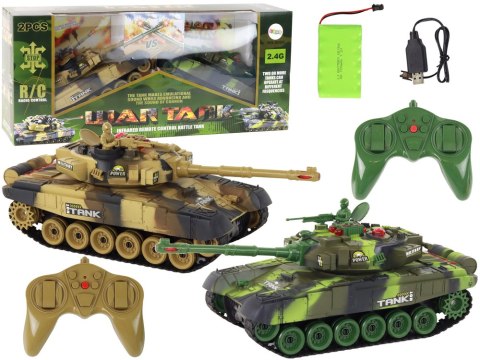 Zestaw Czołgi Walczące Zdalnie Sterowane Czołg War Tank RC Bitwa Podczerwień Zestaw Czołgi Walczące Zdalnie Sterowane Czołg War Tank RC Bitwa Podczerwień
