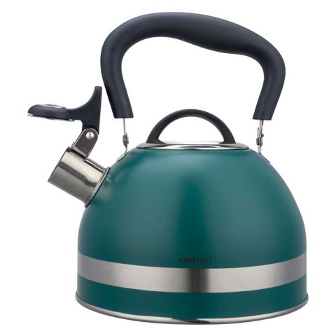 CZAJNIK 1,8L Z GWIZDKIEM KINGHOFF KH-1855 zielony CZAJNIK 1,8L Z GWIZDKIEM KINGHOFF KH-1855 zielony