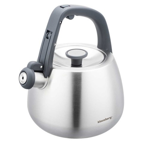 CZAJNIK STALOWY Z GWIZDKIEM 2,5L KLAUSBERG KB-7773 CZAJNIK STALOWY Z GWIZDKIEM 2,5L KLAUSBERG KB-7773