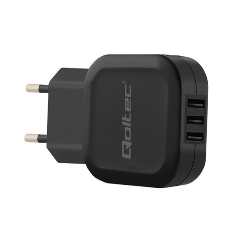 Ładowarka sieciowa Qoltec 17W 5V 3,4A 3xUSB Ładowarka sieciowa Qoltec 17W 5V 3,4A 3xUSB