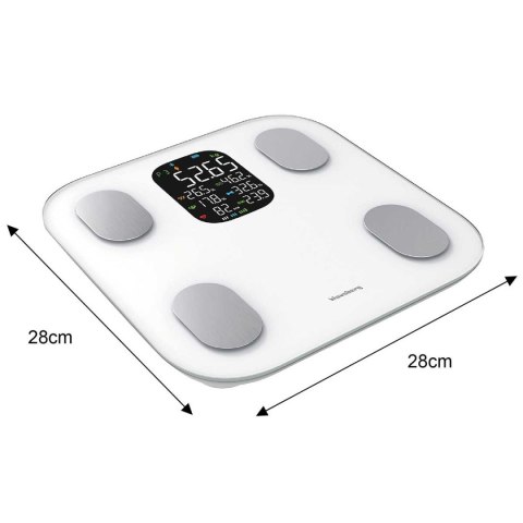 ANALITYCZNA WAGA ŁAZIENKOWA SMART IOS ANDROID KLAUSBERG KB-7855 ANALITYCZNA WAGA ŁAZIENKOWA SMART IOS ANDROID KLAUSBERG KB-7855