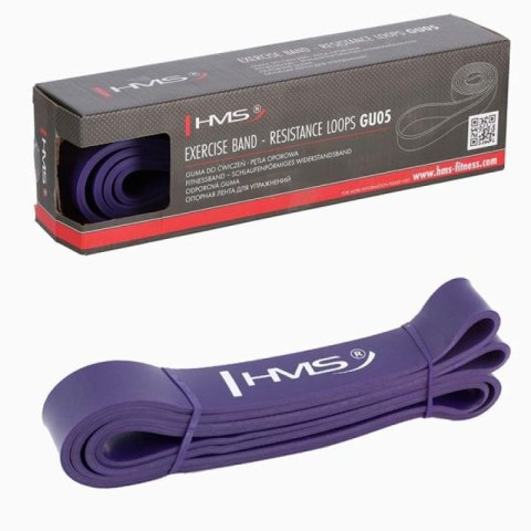 Guma do ćwiczeń HMS PURPLE GU05 32x4,5x2080 mm Guma do ćwiczeń HMS PURPLE GU05 32x4,5x2080 mm
