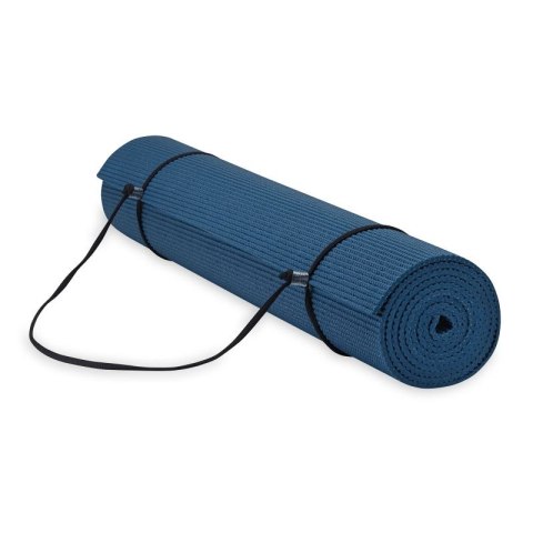 Mata do Jogi Gaiam Essentials 6 mm z pskiem Navy 63314 Mata do Jogi Gaiam Essentials 6 mm z pskiem Navy 63314