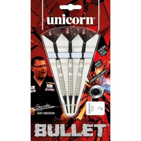 Rzutki soft tip Unicorn Bullet Stainless Steel - Gary Anderson 17g:23522|19g:23523 Rzutki soft tip Unicorn Bullet Stainless Steel - Gary Anderson 17g:23522|19g:23523