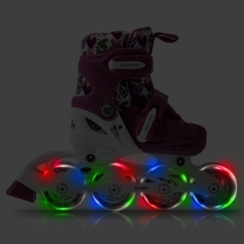 Wrotki-rolki-łyżwy regulowane Smj sport Combo Hearts 3w1 Led Jr HS-TNK-000011510 Wrotki-rolki-łyżwy regulowane Smj sport Combo Hearts 3w1 Led Jr HS-TNK-000011510