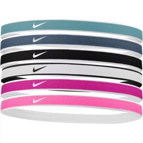 Opaski na głowę Nike Swoosh Sport 6 szt. N1002021412OS Opaski na głowę Nike Swoosh Sport 6 szt. N1002021412OS
