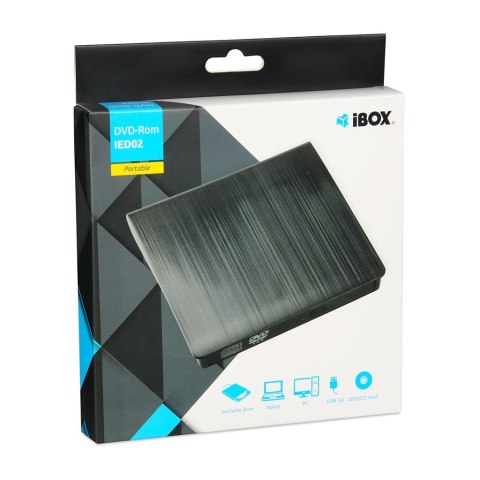 IBOX ZEWNĘTRZNY NAPĘD DVD IED02 USB 3.0 IBOX ZEWNĘTRZNY NAPĘD DVD IED02 USB 3.0