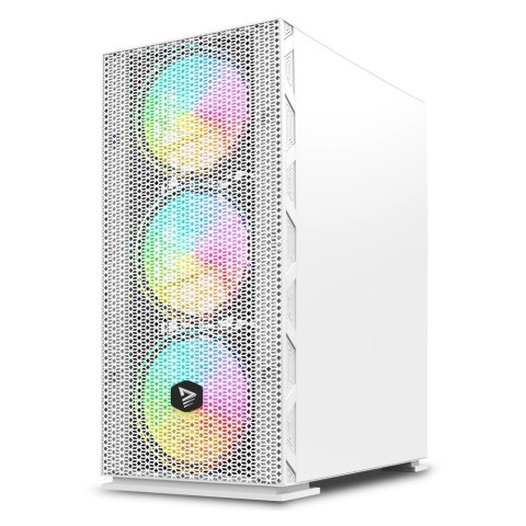 SAVIO OBUDOWA PC ARGB MESH/GLASS RAPTOR WHITE X1 SAVIO OBUDOWA PC ARGB MESH/GLASS RAPTOR WHITE X1