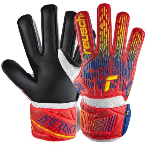 Rękawice Reusch Attrakt Solid Junior 54/72/016/8903 Rękawice Reusch Attrakt Solid Junior 54/72/016/8903