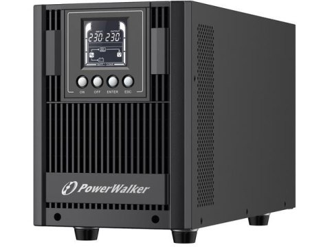 Zasilacz awaryjny UPS Power Walker On-Line 2000VA AT 4x FR Out, USB/RS-232, LCD, Tower, EPO Zasilacz awaryjny UPS Power Walker On-Line 2000VA AT 4x FR Out, USB/RS-232, LCD, Tower, EPO
