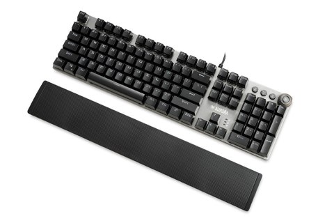 Klawiatura mechaniczna IBOX AURORA K-4 RGB IKGMK4 (USB; (US); kolor czarny) Klawiatura mechaniczna IBOX AURORA K-4 RGB IKGMK4 (USB; (US); kolor czarny)
