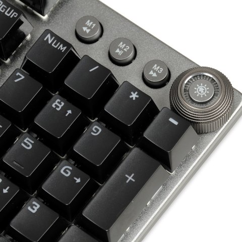 Klawiatura mechaniczna IBOX AURORA K-4 RGB IKGMK4 (USB; (US); kolor czarny) Klawiatura mechaniczna IBOX AURORA K-4 RGB IKGMK4 (USB; (US); kolor czarny)