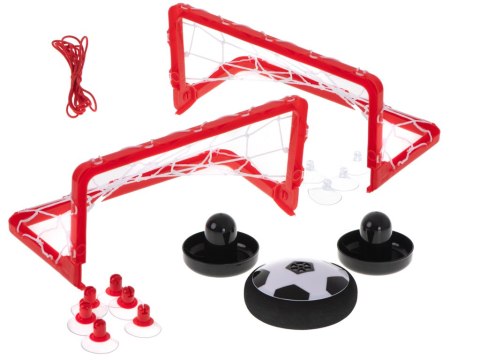 Latająca lewitująca piłka nożna krążek cymbergaj hoverball z bramkami Latająca lewitująca piłka nożna krążek cymbergaj hoverball z bramkami