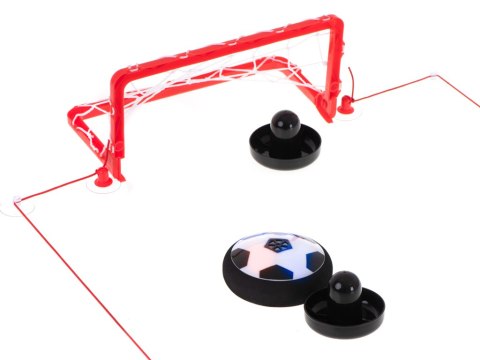 Latająca lewitująca piłka nożna krążek cymbergaj hoverball z bramkami Latająca lewitująca piłka nożna krążek cymbergaj hoverball z bramkami