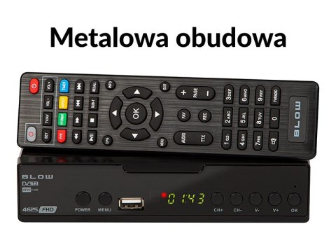 BLOW DEKODER TUNER DVB-T2 BLOW 4625FHD H.265 V2 BLOW DEKODER TUNER DVB-T2 BLOW 4625FHD H.265 V2
