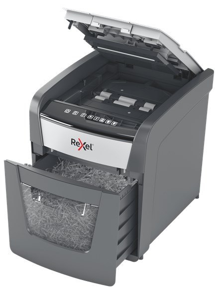 Rexel Niszczarka Optimum AutoFeed+ 50X, (P-4), 50 kartek, 20 l kosz Rexel Niszczarka Optimum AutoFeed+ 50X, (P-4), 50 kartek, 20 l kosz