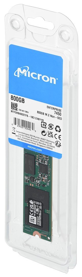 Dysk SSD Micron 7450 MAX 800GB M.2 (22x80) NVMe Gen4 MTFDKBA800TFS-1BC1ZABYYR (DWPD 3) Dysk SSD Micron 7450 MAX 800GB M.2 (22x80) NVMe Gen4 MTFDKBA800TFS-1BC1ZABYYR (DWPD 3)