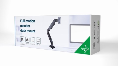 GEMBIRD REGULOWANE BIURKOWE RAMIĘ NA MONITOR 17"-35" DO 10KG GEMBIRD REGULOWANE BIURKOWE RAMIĘ NA MONITOR 17"-35" DO 10KG