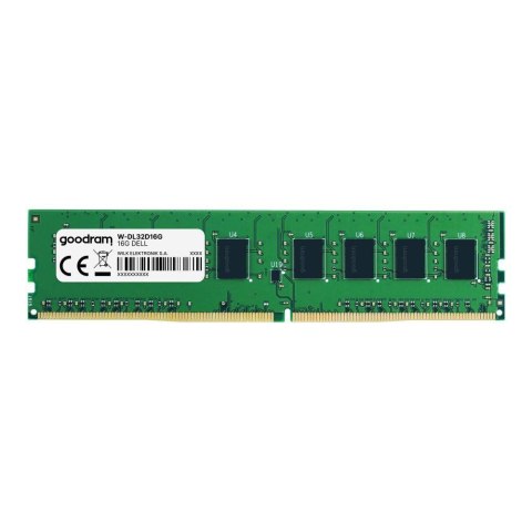 Pamięć DDR4 GOODRAM 16GB dedyk. DELL 3200MHz PC4-25600U CL22 1,2V Pamięć DDR4 GOODRAM 16GB dedyk. DELL 3200MHz PC4-25600U CL22 1,2V