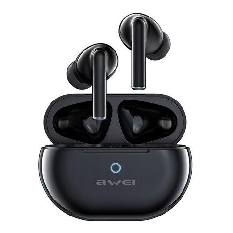 Słuchawki z mikrofonem Awei T61 Bluetooth 5.3 TWS- czarne Słuchawki z mikrofonem Awei T61 Bluetooth 5.3 TWS- czarne