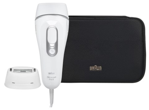 Depilator Braun Silk-expert Pro 5 PL5145 IPL biało-srebrny Depilator Braun Silk-expert Pro 5 PL5145 IPL biało-srebrny