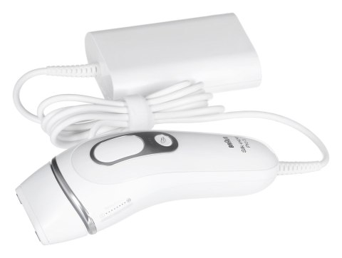 Depilator Braun Silk-expert Pro 5 PL5145 IPL biało-srebrny Depilator Braun Silk-expert Pro 5 PL5145 IPL biało-srebrny