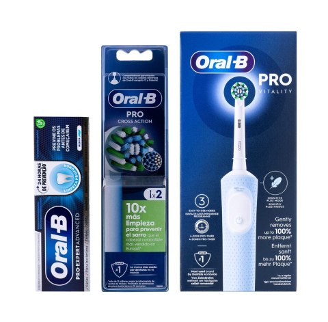 Oral-B Vitality Pro + Pasta + 2 końcówki Oral-B Vitality Pro + Pasta + 2 końcówki