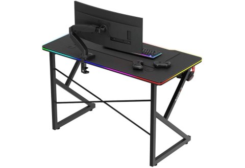 Biurko gamingowe Huzaro Hero 1.7 RGB Black Biurko gamingowe Huzaro Hero 1.7 RGB Black