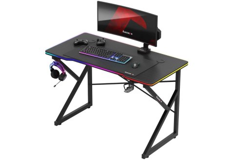 Biurko gamingowe Huzaro Hero 1.7 RGB Black Biurko gamingowe Huzaro Hero 1.7 RGB Black