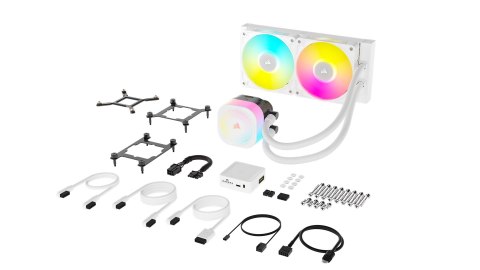 CORSAIR iCUE LINK TITAN 240 RX RGB White AIO, 240mm Radiator, Liquid CPU Cooler CORSAIR iCUE LINK TITAN 240 RX RGB White AIO, 240mm Radiator, Liquid CPU Cooler