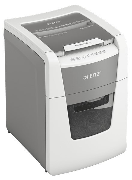 Leitz Niszczarka IQ AutoFeed 100, P4, 100 kartek, 34 l kosz Leitz Niszczarka IQ AutoFeed 100, P4, 100 kartek, 34 l kosz