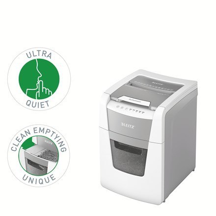 Leitz Niszczarka IQ AutoFeed 100, P4, 100 kartek, 34 l kosz Leitz Niszczarka IQ AutoFeed 100, P4, 100 kartek, 34 l kosz