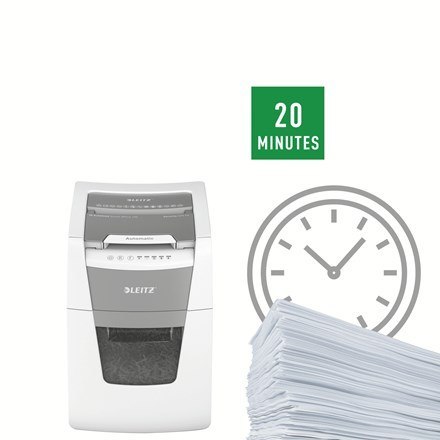 Leitz Niszczarka IQ AutoFeed 100, P4, 100 kartek, 34 l kosz Leitz Niszczarka IQ AutoFeed 100, P4, 100 kartek, 34 l kosz