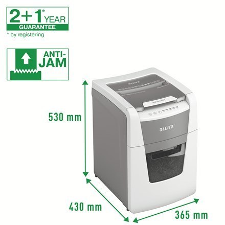Leitz Niszczarka IQ AutoFeed 100, P4, 100 kartek, 34 l kosz Leitz Niszczarka IQ AutoFeed 100, P4, 100 kartek, 34 l kosz