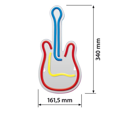 Neon LED Actis AJE-NEON GITARA Neon LED Actis AJE-NEON GITARA