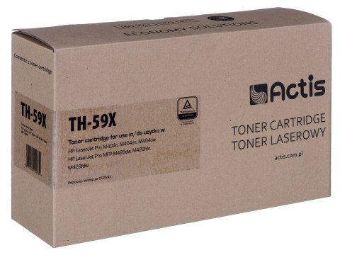Actis TH-59X Toner (zamiennik HP CF259X; Supreme; 10000 stron; czarny) z chipem monitorującym poziom tonera. Zalecamy wyłączenie Actis TH-59X Toner (zamiennik HP CF259X; Supreme; 10000 stron; czarny) z chipem monitorującym poziom tonera. Zalecamy wyłączenie