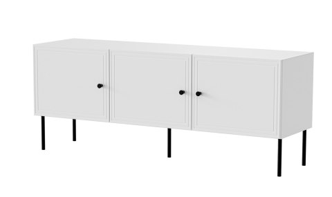 Szafka RTV 3D PALAZZO BIS 151x40x60 biały mat Szafka RTV 3D PALAZZO BIS 151x40x60 biały mat
