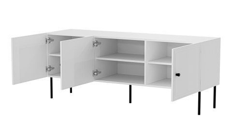 Szafka RTV 3D PALAZZO BIS 151x40x60 biały mat Szafka RTV 3D PALAZZO BIS 151x40x60 biały mat