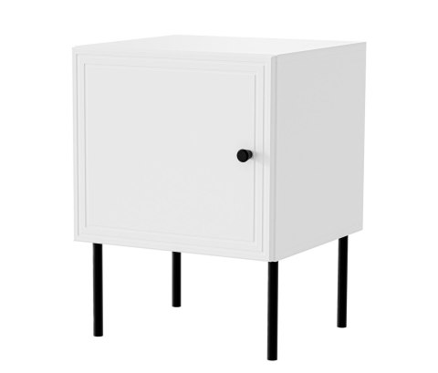 Szafka nocna 2sz PALAZZO BIS 45x39xH59 biały mat Szafka nocna 2sz PALAZZO BIS 45x39xH59 biały mat