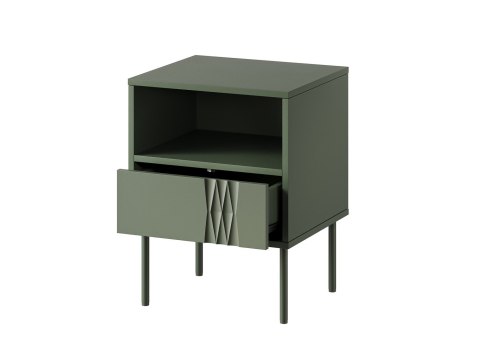 Szafka nocna 2szt TRESSE 44x40x53 zieleń mat Szafka nocna 2szt TRESSE 44x40x53 zieleń mat