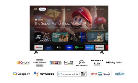 Telewizor TCL 65P655 LED 65'' 4K Ultra HD Google TV Dolby Audio DVB-T2 Czarny Telewizor TCL 65P655 LED 65'' 4K Ultra HD Google TV Dolby Audio DVB-T2 Czarny