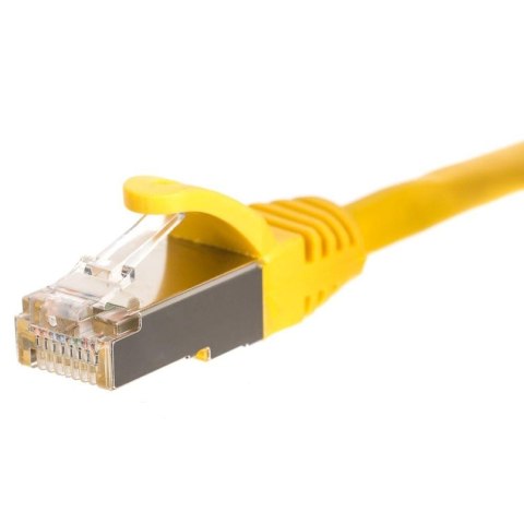 Patchcord RJ45, Netrack osłonka zalewana, kat. 5e FTP/STP, 5m żółty Patchcord RJ45, Netrack osłonka zalewana, kat. 5e FTP/STP, 5m żółty