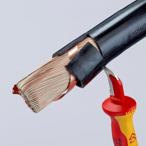 NÓŻ DO ŚCIĄGANIA IZOLACJI ZE STOPKĄ PROWADZĄCĄ 180MM NÓŻ DO ŚCIĄGANIA IZOLACJI ZE STOPKĄ PROWADZĄCĄ 180MM