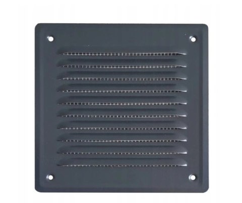 KRATKA METALOWA SKOŚNA Z SIATKĄ 14*14CM GRAFIT KRATKA METALOWA SKOŚNA Z SIATKĄ 14*14CM GRAFIT