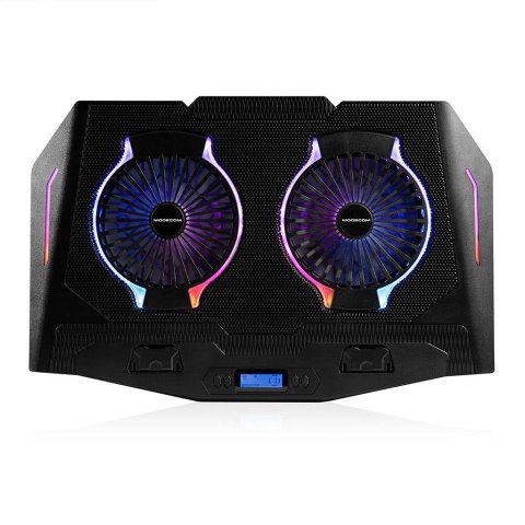 Podstawka chłodząca do notebooka Modecom SILENT FAN CF21 RGB Podstawka chłodząca do notebooka Modecom SILENT FAN CF21 RGB